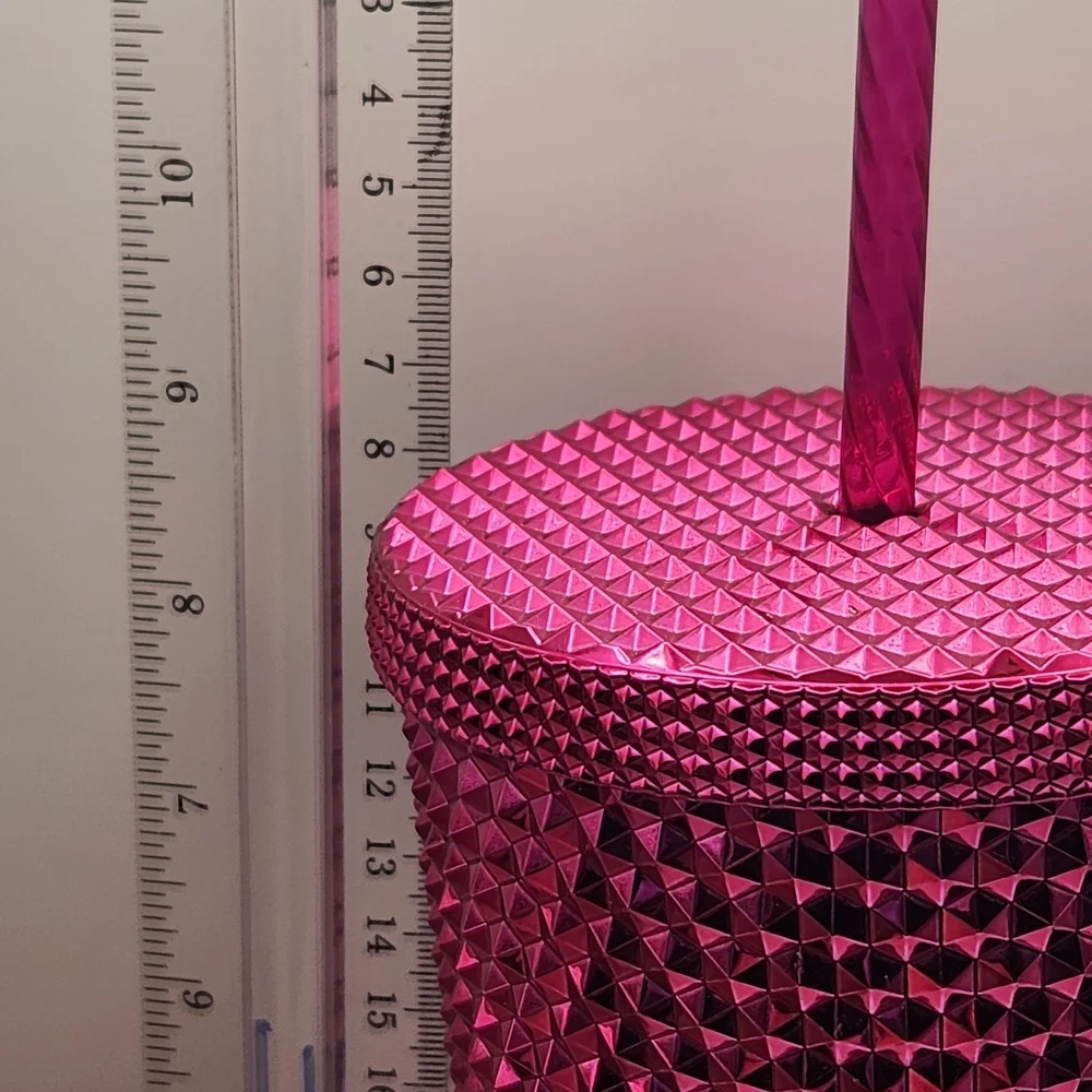 Starbucks Pink 2022 Holiday Studded Tumbler